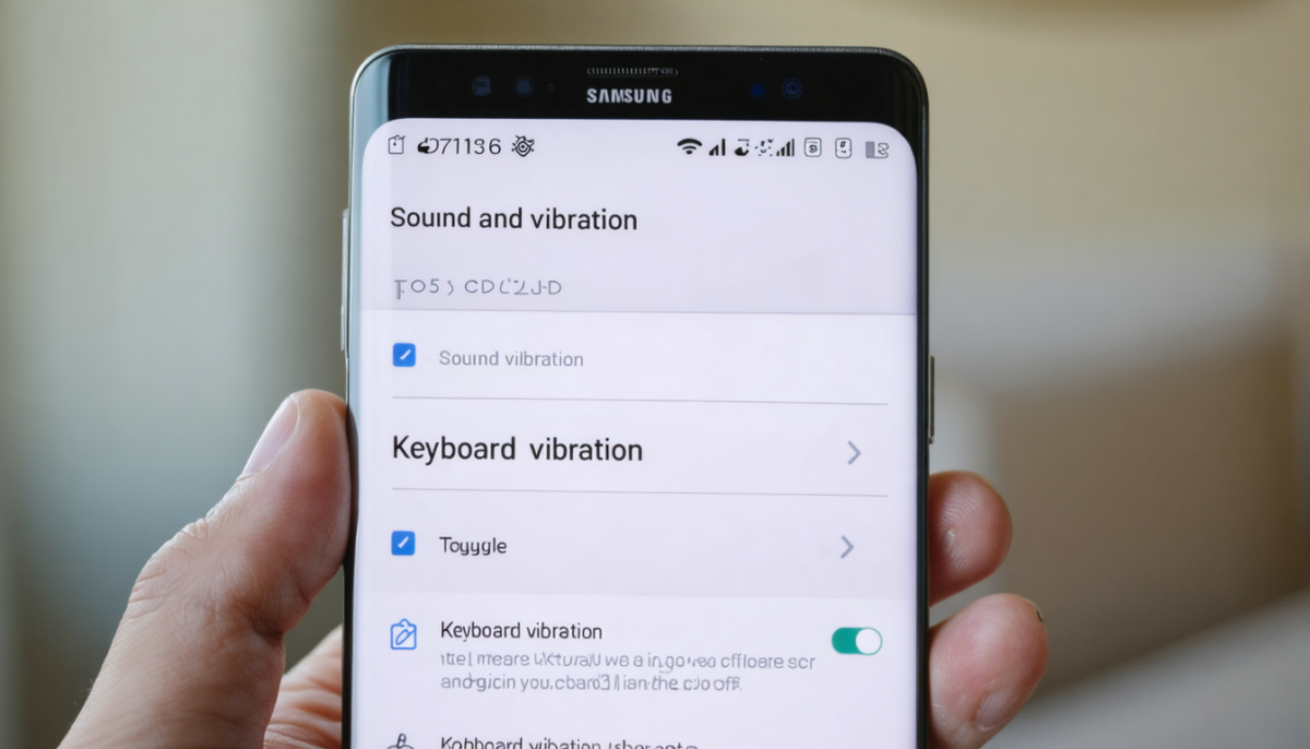 apprenez à désactiver rapidement et facilement les vibrations du clavier sur votre smartphone samsung pour une expérience de frappe plus silencieuse et agréable.