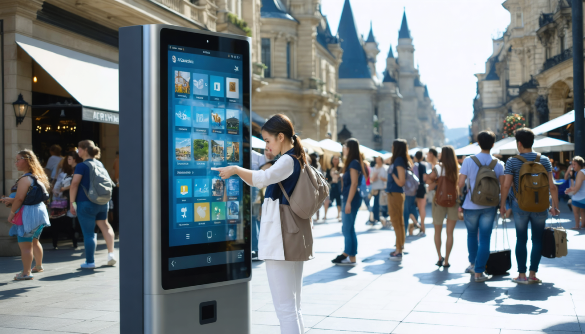 découvrez comment les bornes interactives révolutionnent le tourisme à l'ère du numérique, offrant une expérience enrichie et connectée aux visiteurs.